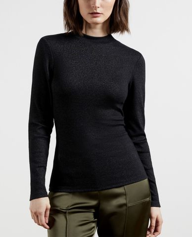  TED BAKER - Áo len nữ dệt kim cổ tròn tay dài phom ôm Stormie 