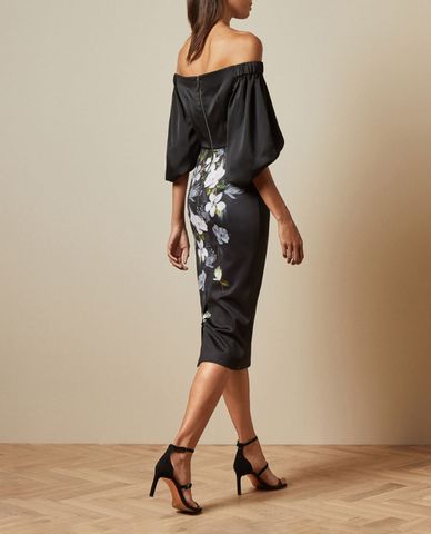  TED BAKER - Đầm midi bút chì bẹt vai Adalli 