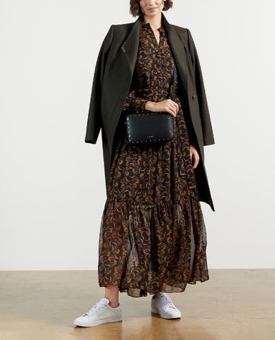  TED BAKER - Đầm maxi tay dài họa tiết hoa Letttii 