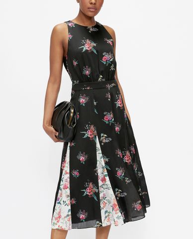  TED BAKER - Đầm midi sát nách họa tiết hoa Dliilo 