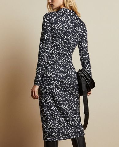  TED BAKER - Đầm midi ôm body tay dài Liniee 