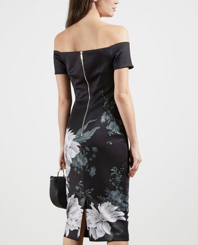  TED BAKER - Đầm midi bút chì bẹt vai Peaony 