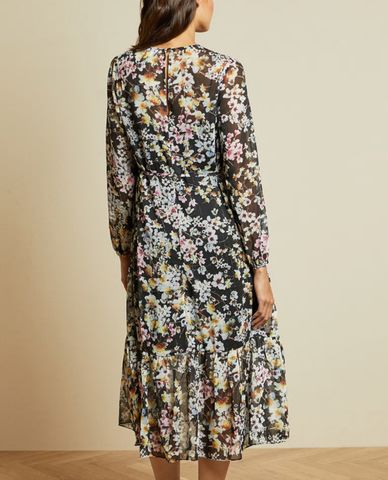  TED BAKER - Đầm midi họa tiết hoa Rishika 