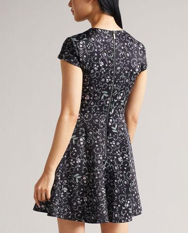  TED BAKER - Đầm mini cổ tròn ngắn tay Tiame 