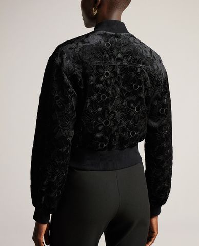  TED BAKER - Áo khoác bomber nữ dáng lửng Zariya 