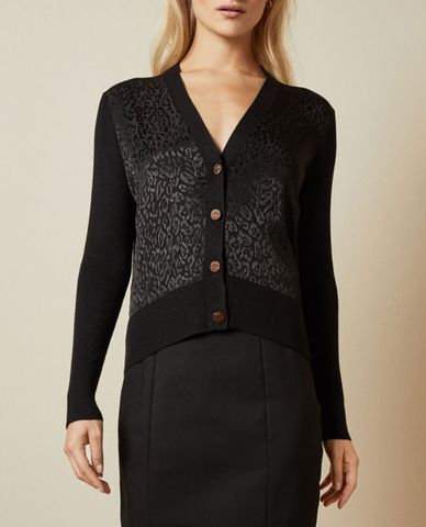  TED BAKER - Áo cardigan nữ cổ V tay dài Boniiey 