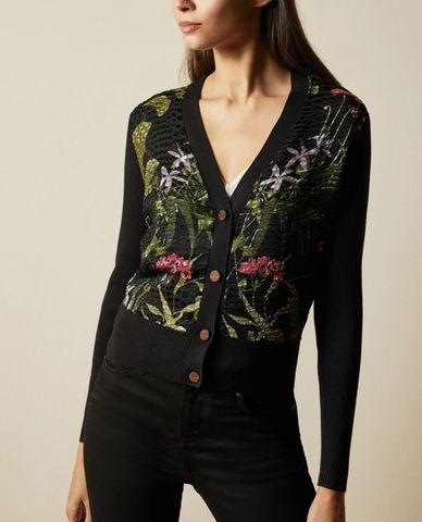  TED BAKER - Cardigan nữ họa tiết hoa Hyree 