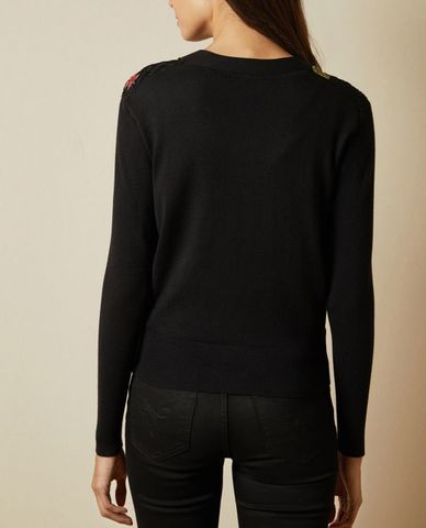  TED BAKER - Cardigan nữ họa tiết hoa Hyree 