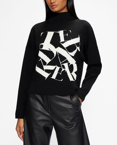  TED BAKER - Áo len nữ cổ cao tay dài Izbelle 