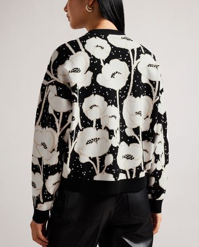  TED BAKER - Áo len nữ tay dài cổ tròn Pipha 