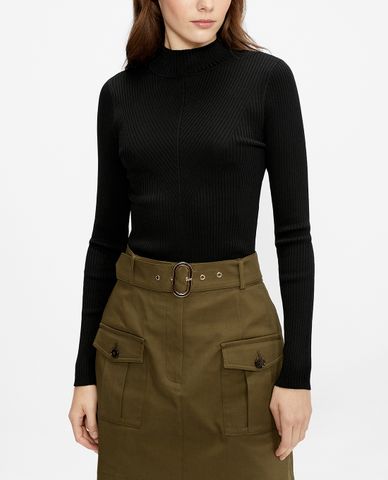  TED BAKER - Áo len nữ dệt kim cổ lọ tay dài Taralyn 