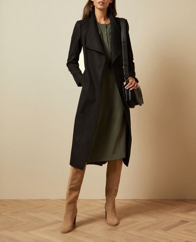  TED BAKER - Áo khoác măng tô phối thắt lưng Gwynith 