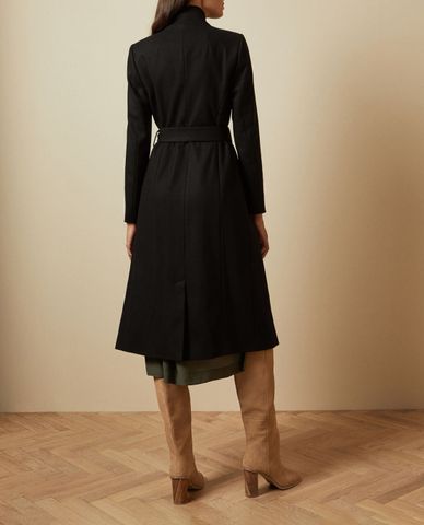  TED BAKER - Áo khoác măng tô phối thắt lưng Gwynith 