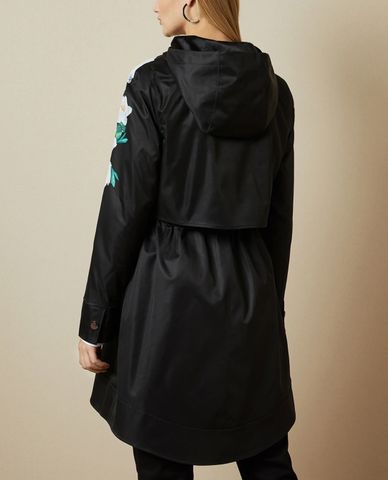  TED BAKER - Áo măng tô nữ họa tiết hoa Pansii 