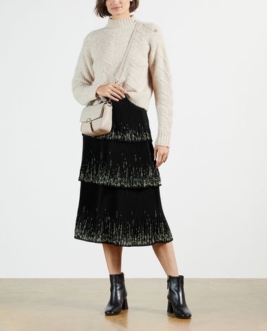  TED BAKER - Chân váy midi phân tầng Carsena 