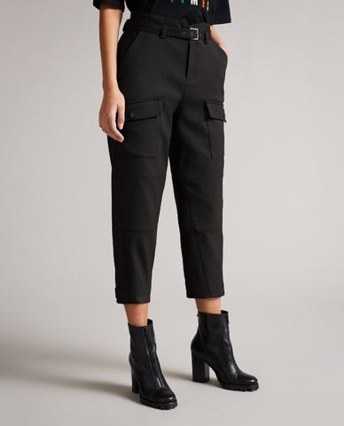  TED BAKER - Quần lửng nữ ống đứng phối túi hộp Ausra 