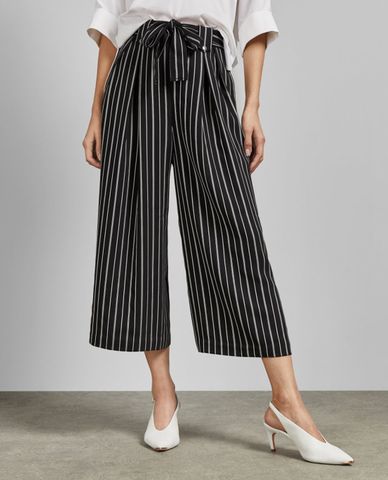  TED BAKER - Quần culotte lưng cao phối buộc nơ Sherlii 