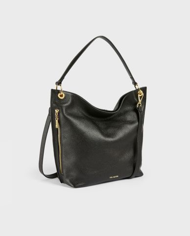  TED BAKER - Túi đeo vai nữ Chhloee Hobo Bag Grained Cow Leather 