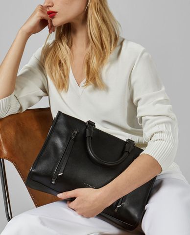  TED BAKER - Túi đeo vai khóa kéo đôi Hanee 