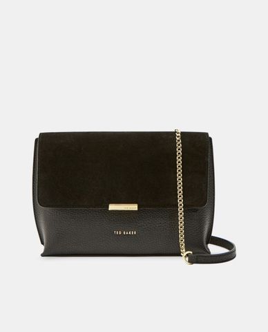  TED BAKER - Túi đeo chéo khóa nam châm Black Lisa 