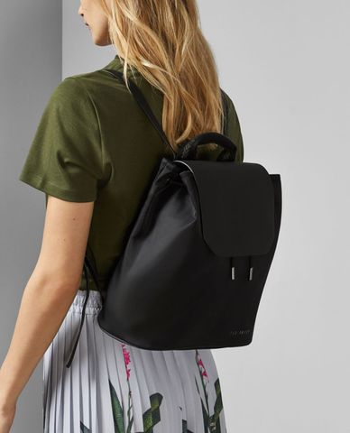  TED BAKER - Balo nữ nắp gập dây rút Mahda 