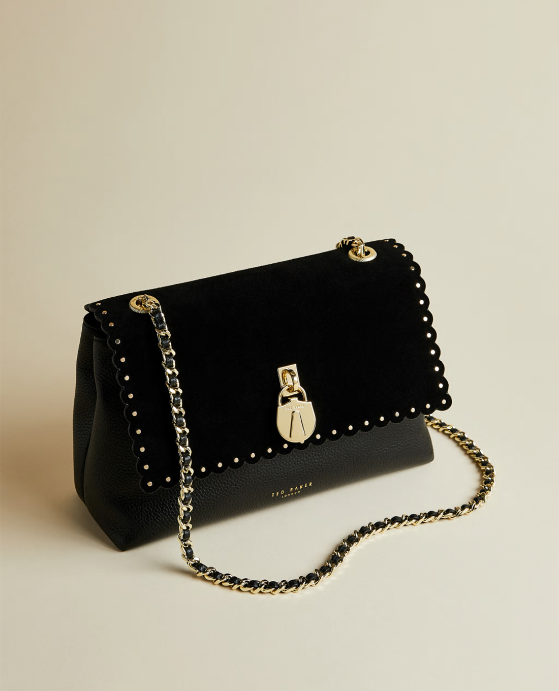 TED BAKER Túi đeo vai chữ nhật Margiat Padlock Leather