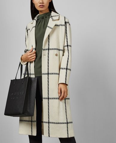  TED BAKER - Túi tote nữ hình vuông Crosshatch Large Icon 