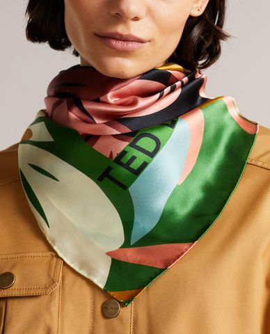  TED BAKER - Khăn choàng nữ phom vuông Farna 