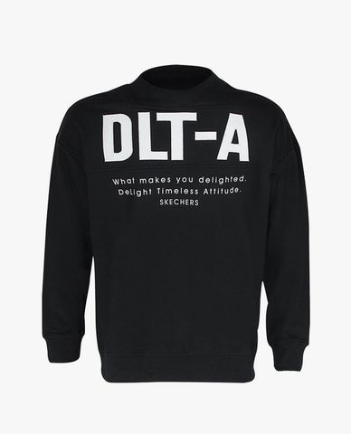  SKECHERS - Áo sweatshirt nam cổ cao Pullover 