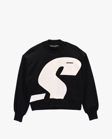  SKECHERS - Áo sweatshirt nữ phom croptop Apparel 