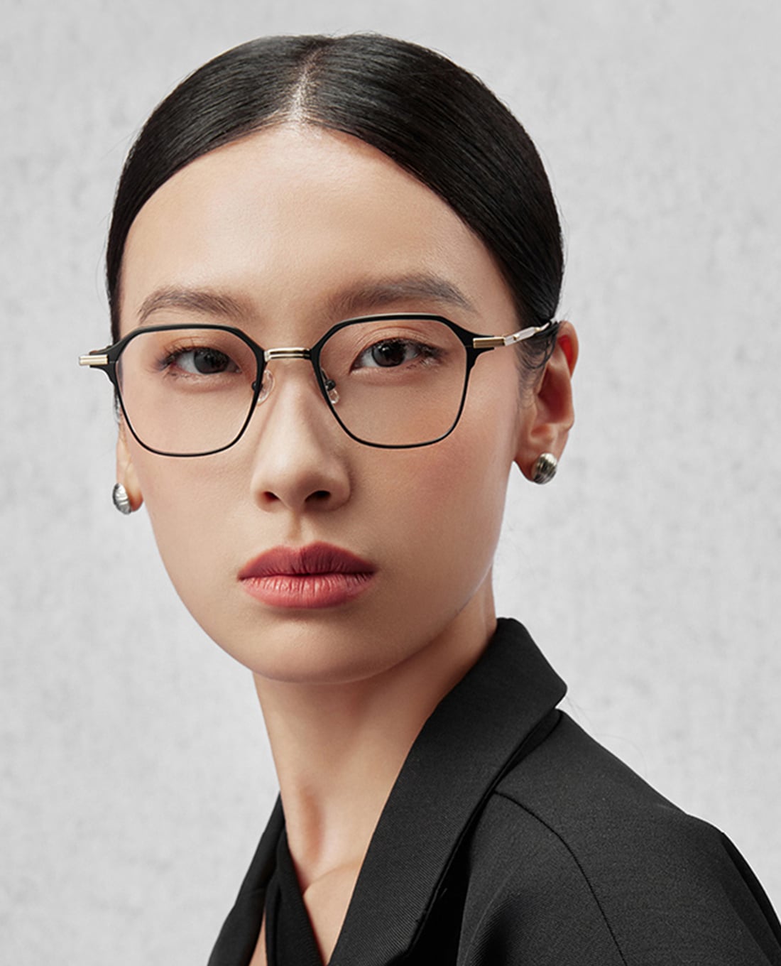 MUJOSH - Gọng kính vuông unisex bản mảnh hiện đại