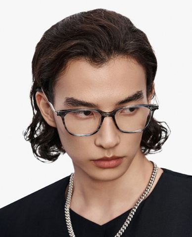  MUJOSH - Gọng kính unisex chữ nhật bản mảnh 