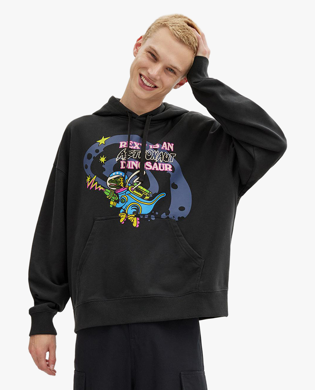 COACH - Áo hoodie nam tay dài Cosmic