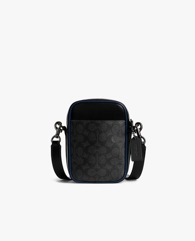  COACH - Túi đeo chéo nam chữ nhật Hitch In Blocked Signature Canvas 