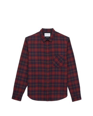  THE KOOPLES - Áo sơ mi nam tay dài sọc ca rô 