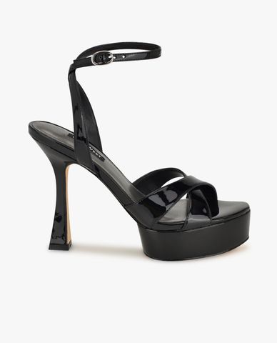  NINE WEST - Giày sandals cao gót nữ quai chéo Jessie 