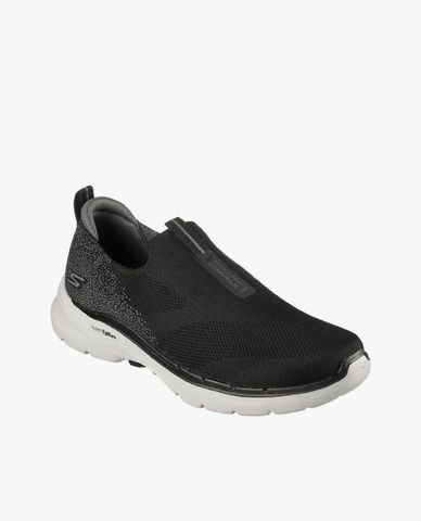  SKECHERS - Giày đi bộ nam phối logo GOwalk 6 