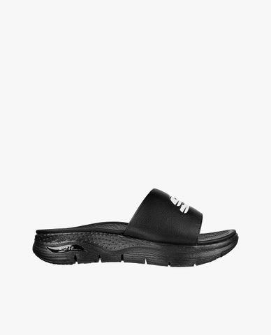  SKECHERS - Dép nam quai ngang bản rộng Arch Fit 