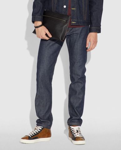  COACH - Ví nam cầm tay chữ nhật Academy Pouch 