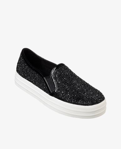  SKECHERS - Giày slip on nữ Double Up Glitzy 