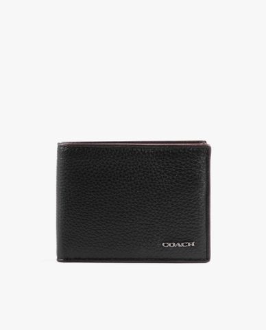  COACH - Ví da dạng gập Wallet Grained 