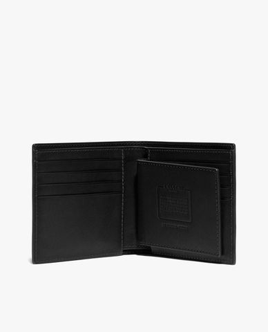  COACH - Ví nam dáng ngắn dạng gập 3 In 1 Sport calf 