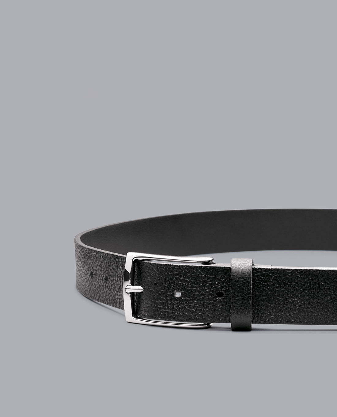 CHARLES TYRWHITT - Thắt lưng nam bản vừa Leather Textured