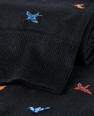  CHARLES TYRWHITT - Vớ cổ cao nam Multi Origami Bird Motif 