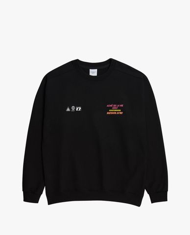  ADLV - Áo sweatshirt tay dài cổ tròn Multi Logo 