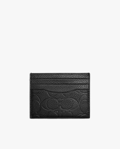  COACH - Ví đựng thẻ nam Signature Leather 