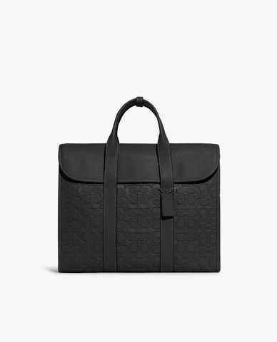  COACH - Cặp xách nam chữ nhật Gotham Portfolio In Signature Leather 
