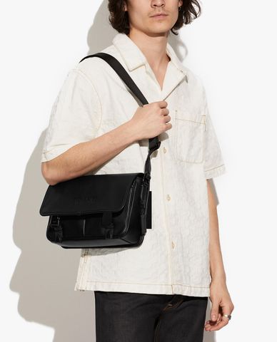  COACH - Túi đeo chéo nam chữ nhật League Messenger 
