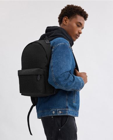  COACH - Balo nam chữ nhật Hall In Signature Jacquard 