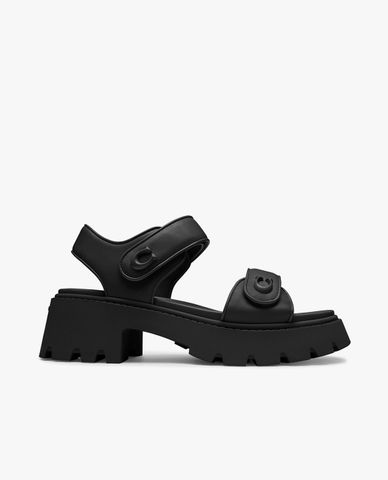  COACH - Giày sandals nữ đế cao Breen 